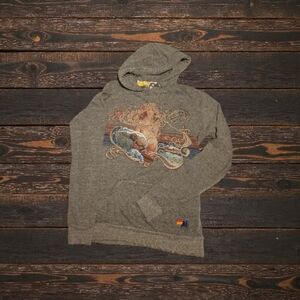 Aviator Nation Surf Goddess Vintage Hoodie Medium